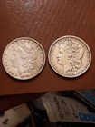 1879-P Morgan Silver Dollar XF/AU And 1904-P VF Lot of (2) Coins