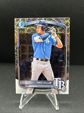 2025 Bowman Draft #BDC-121 Theo Gillen Laser Refractor Mega Box