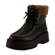 Sam Edelman Elara Women's Boots Brownstone/Toffee Leather Size 7.5 M