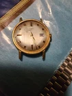 1978 VINTAGE TIMEX Men’s WRIST WATCH 16560 2571 Gold Tone for parts/repair