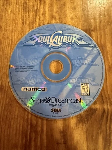 Soul Calibur - Sega Dreamcast - Disc Only scratched disc