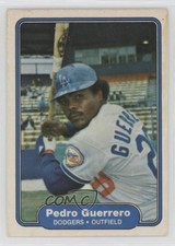 1982 Fleer Pedro Guerrero #7 00nz
