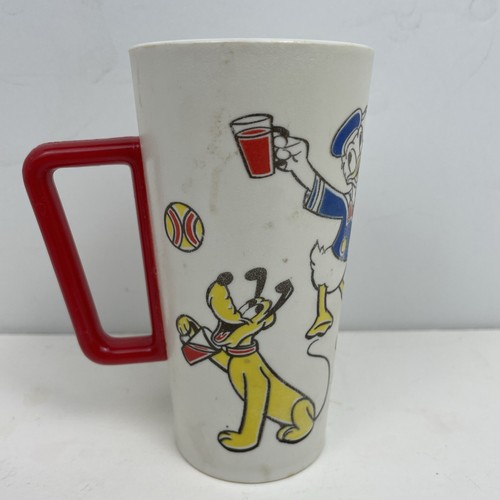 2 Vintage Eagle Walt Disney, Mickey - Donald Duck Plastic Collectible Cups - Picture 7 of 10