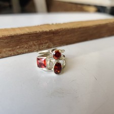 Wonderful Garnet Gemstone Ring 925 Sterling Silver Designer Awesome Ring PG7598
