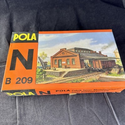 Vtg Pola N Scale Model Kit B 209 Freight Station Güterhalle Goods Shed Train
