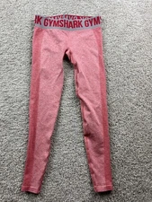 Gymshark Leggings Women XS Pink flex seamless low rise athletic gym wear