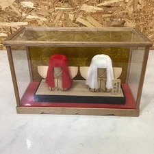 Echizen Bamboo Doll Japanese bamboo crafts the father and son shishi lions