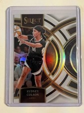 SYDNEY COLSON 2024 Panini Select WNBA Premier Level WHITE Prizm # 57/99