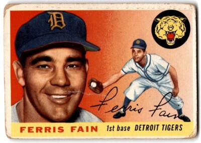 1955 Topps Ferris Fain Detroit Tigers #11
