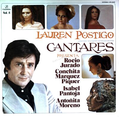Lauren Postigo - Cantares LP (VG/VG) .