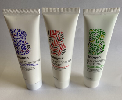 Briogeo Don't Despair Repair/Be Gentle, Be Kind/Curl Charisma Multi-Masks 3@1oz