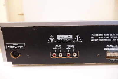 Akai GX-A5X Audio Cassette Player Silver Made in Japan Tested