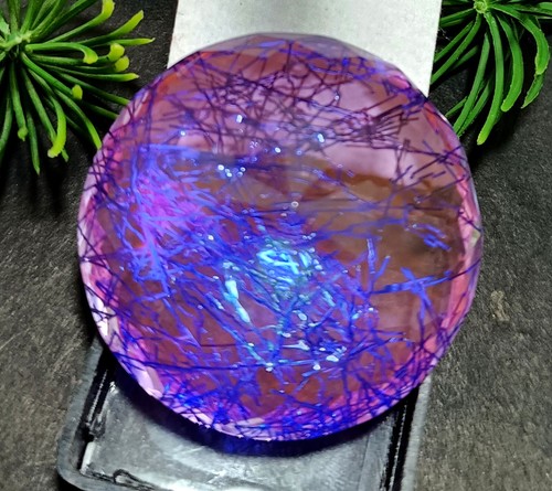 Certified 132.25 Ct Round Cut Natural MultiColor Rutilated Quartz Loose Gemstone - Picture 12 of 12