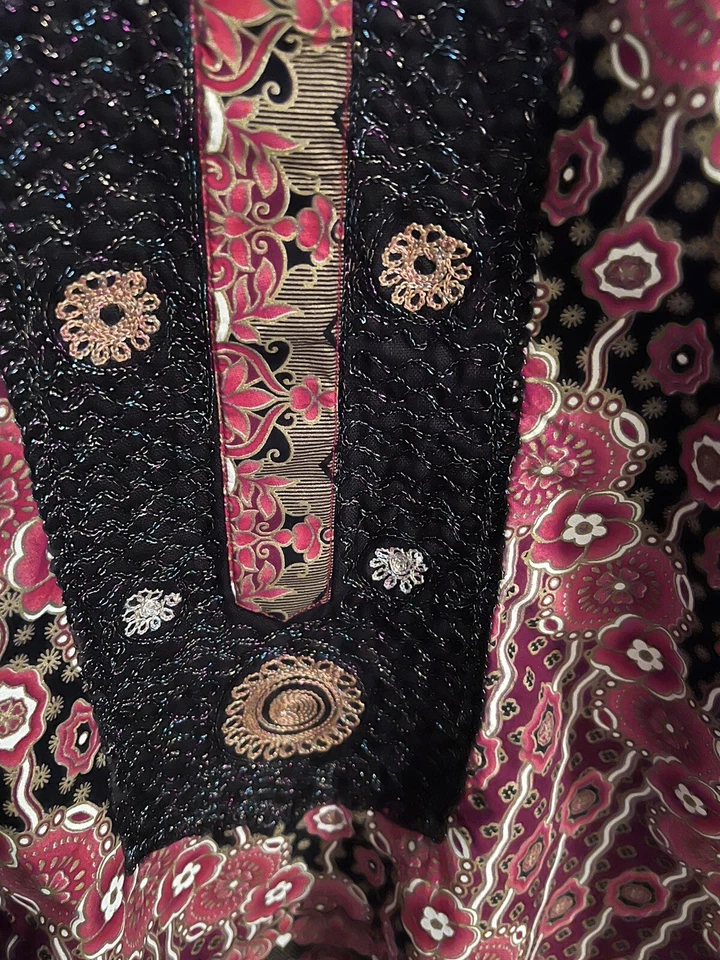 Camisa de diseñador Prima Rouge, estampados dorados Super Java garantizados 5959 Foto 3 de 4