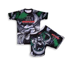 Dragon Rash Guard & Shorts Boxing Training BJ...