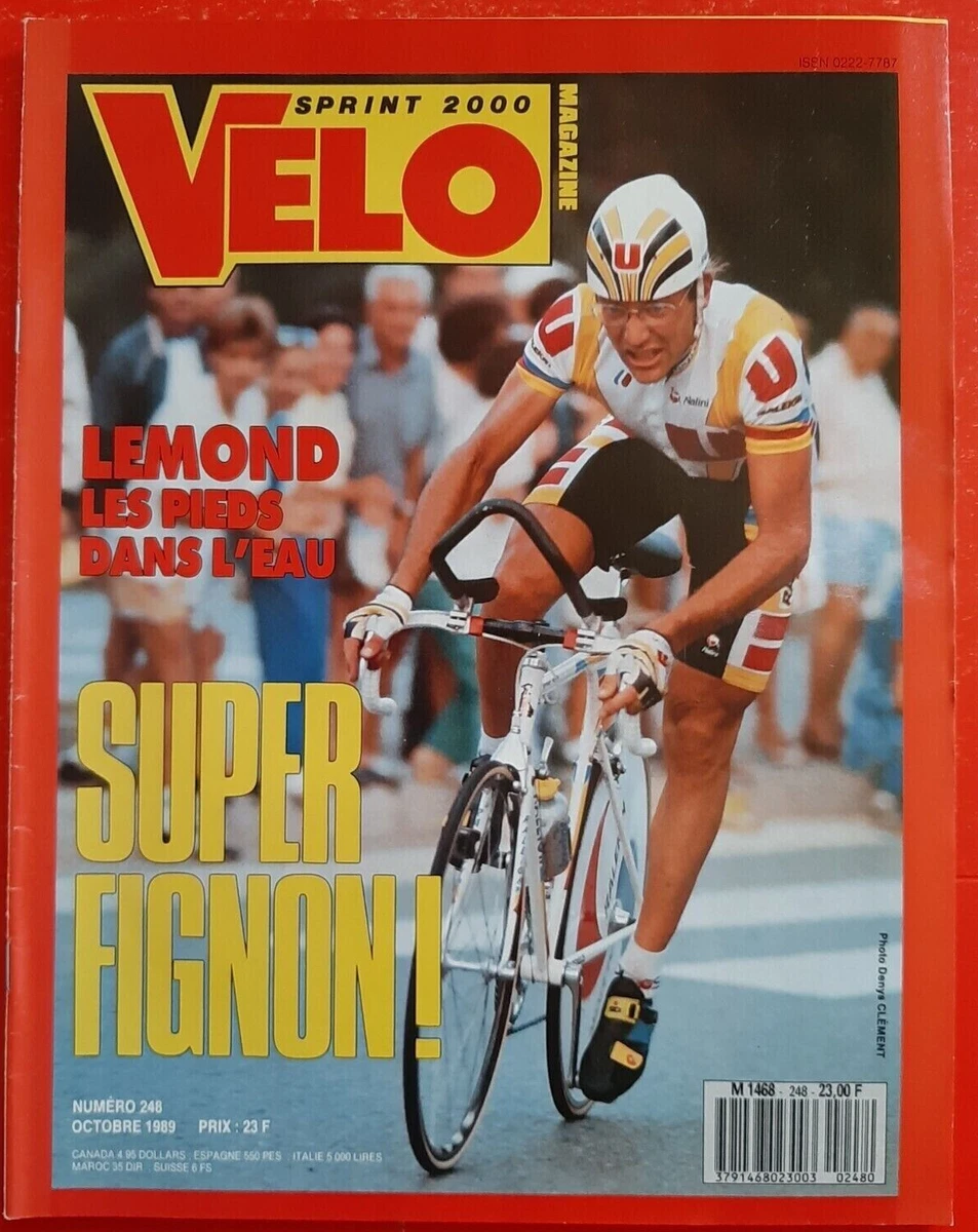 VELO MAGAZINE n 248 10 1989 GP DES NATIONS Laurent FIGNON Greg