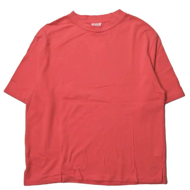 bukht C.C.Y C/N TEE CORE COMPACT YARN Oversized solid T-shirt BC-92107 2 CORAL