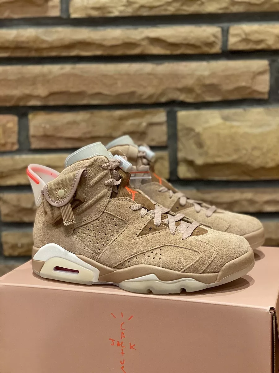 Travis Scott x Air Jordan 6 British Khaki Details