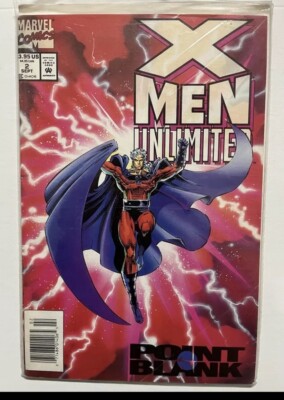 X-Men: Unlimited #2 Marvel NEWSTAND Comic Book Point Blank Plastic NWOT ...