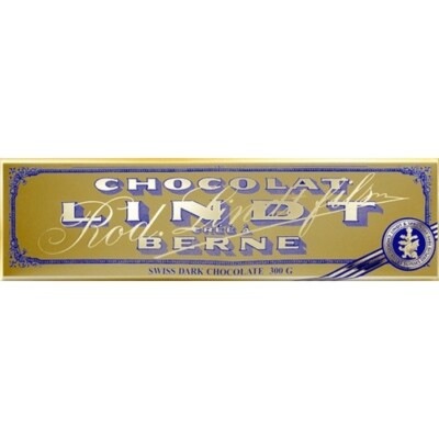 908097 1 X 300G BLOCK LINDT  SWISS PREMIUM DARK CHOCOLATE BLOCK