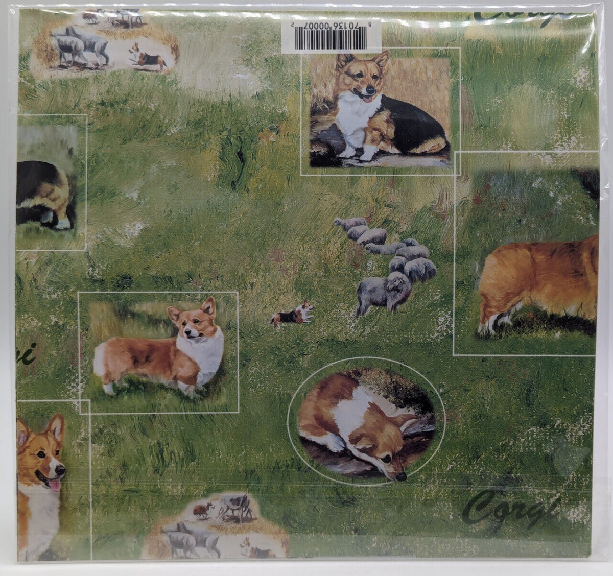 New Welsh Corgi Pet Dog Gift Wrap Pack (12 Sheets) w/ Gift Cards 20
