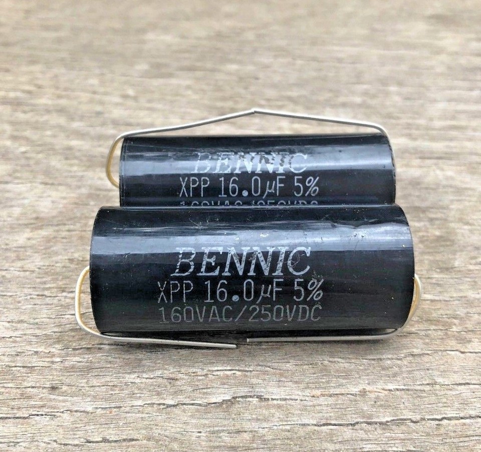 2 X 7.8uF 250V 7.8mfd NP Non Polarized Crossover Audio - Foto 12