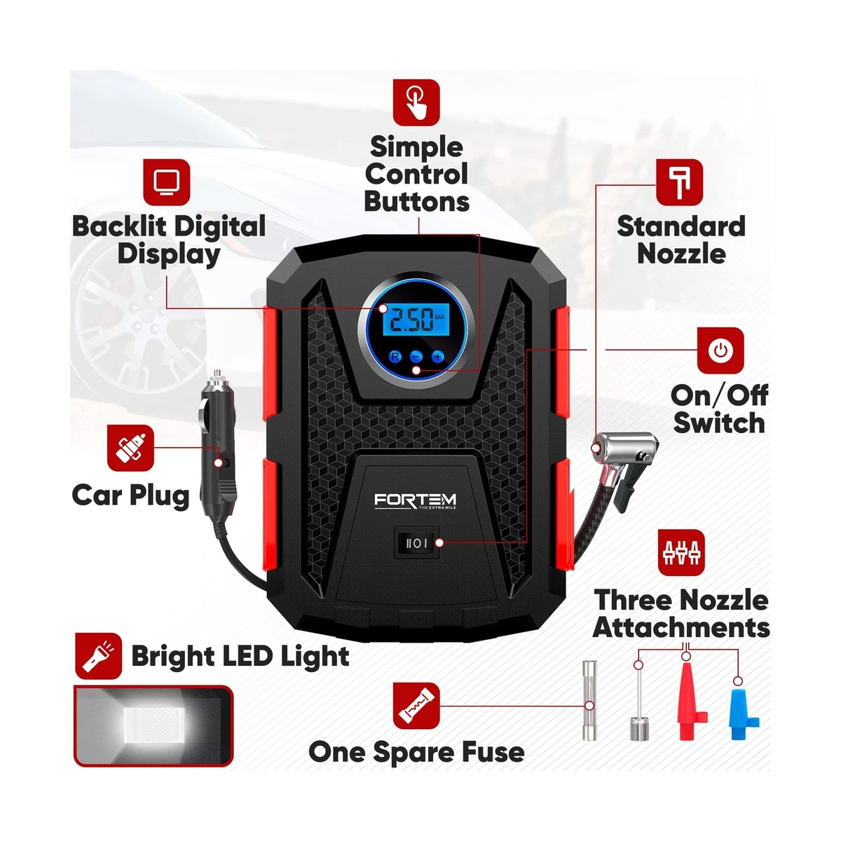 Fortem 2024 tire inflator