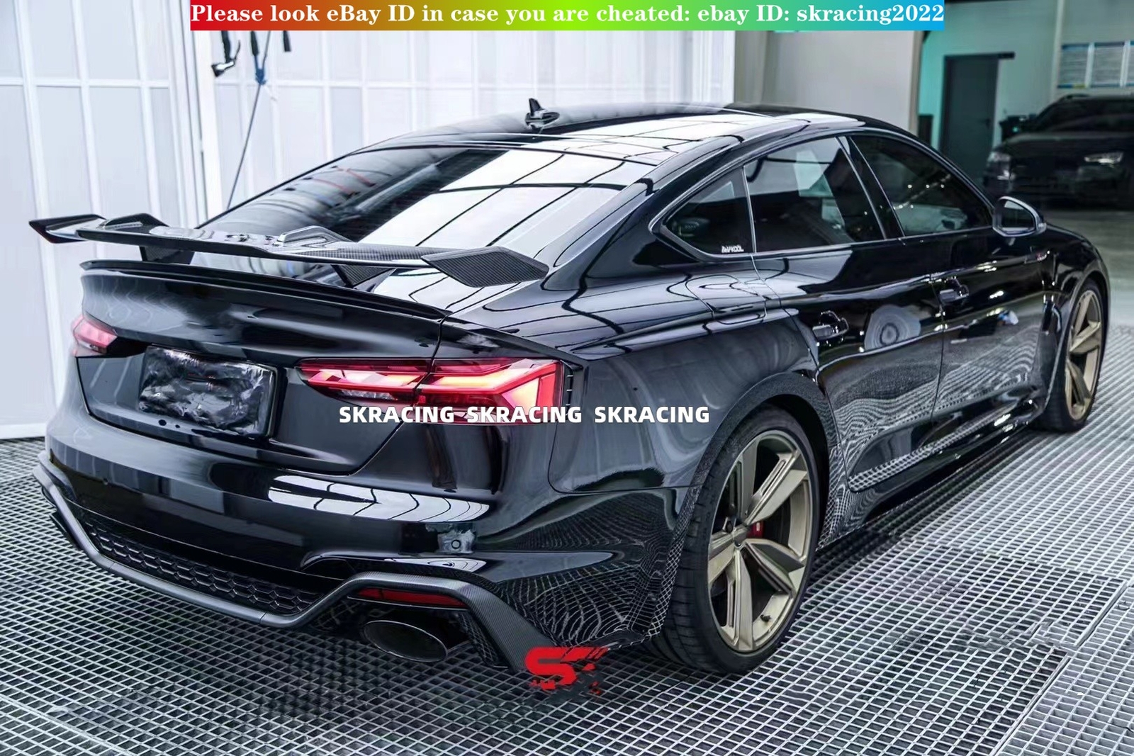 Fits 2018-2023 AUDI B9 A5 S5 RS5 SPORTBACK REAL CARBON FIBER TRUNK ...