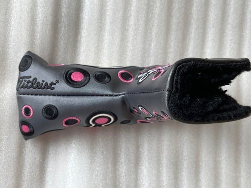 Scotty Cameron Custom Shop Jackpot Johnny Head Cover Charcoal Pink Rare - Picture 13 of 13