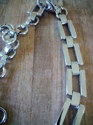 Soho Designs Made in Italy Silver Metal Chain Design Women display picture 1