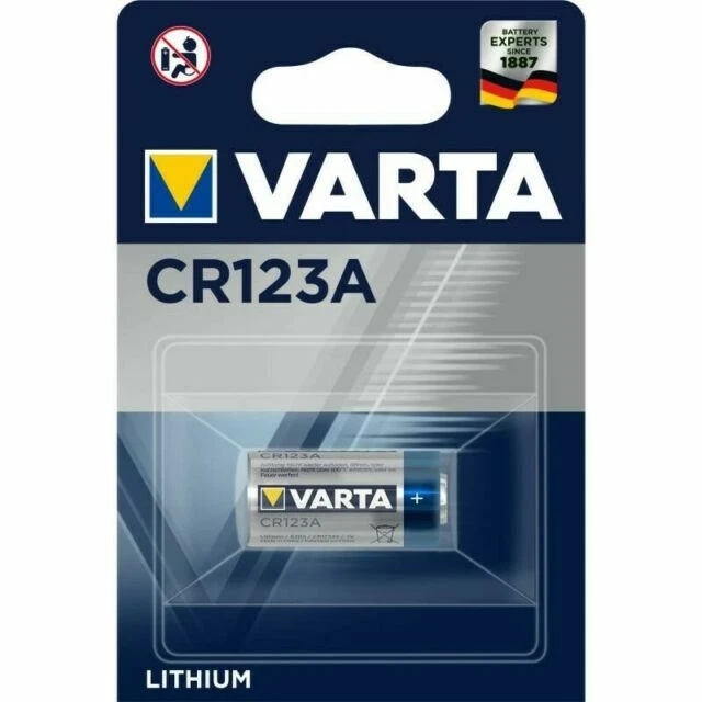 VARTA 3V CR123A Batterie Lithium Jetable