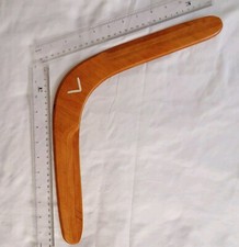 BOOMERANG de Madera Artesanal en forma