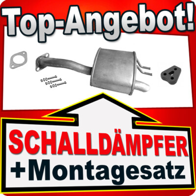 Endschalldämpfer für HYUNDAI MATRIX 1.6 1.8 1.5 CRDi Auspuff Endtopf