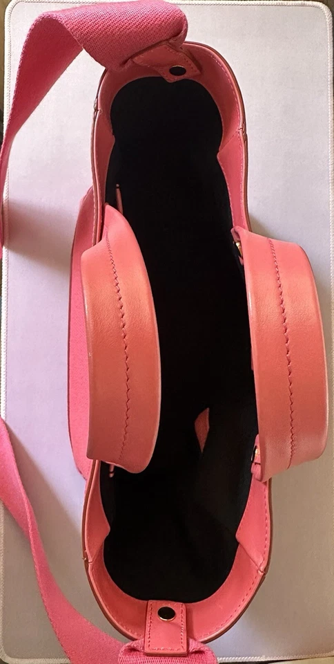 Bolso de Mano TOM FORD Mini Logo Lona Este-Oeste Coral Foto 4 de 4