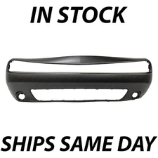 NEW Primered - Front Bumper Cover Fascia for 2015-2023 Dodge Challenger w/ Fog