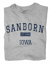 Sanborn Iowa IA T-Shirt EST