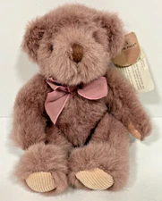 Russ Berrie & Co Bears from the Past "TEDDY" mauve 7" plush with tag