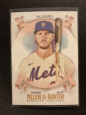 2021 Topps Allen & Ginter Pete Alonso New York Mets Baseball Card # 10