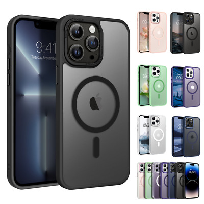 MagSafe Case For iPhone 15 14 13 12 11 Pro Max Shockproof Magnetic Rugged Cover