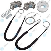 FüR Ford Focus 1998-2005 Elektr. Fensterheber Reparatursatz Seilzug Vorne Links