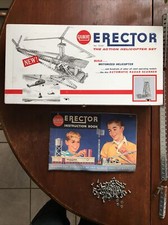 Vintage 1960 Gilbert Erector The Action Helicopter Set No. 10181 See Details