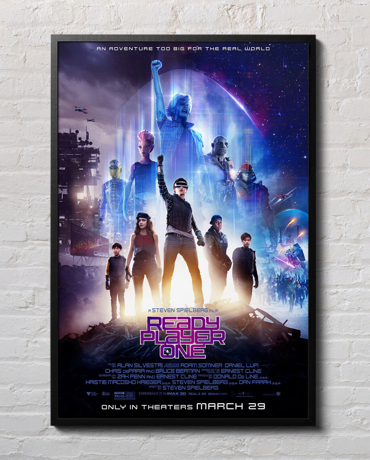 Movie Poster Ready Player One  Ready Player One Book Poster - Hot