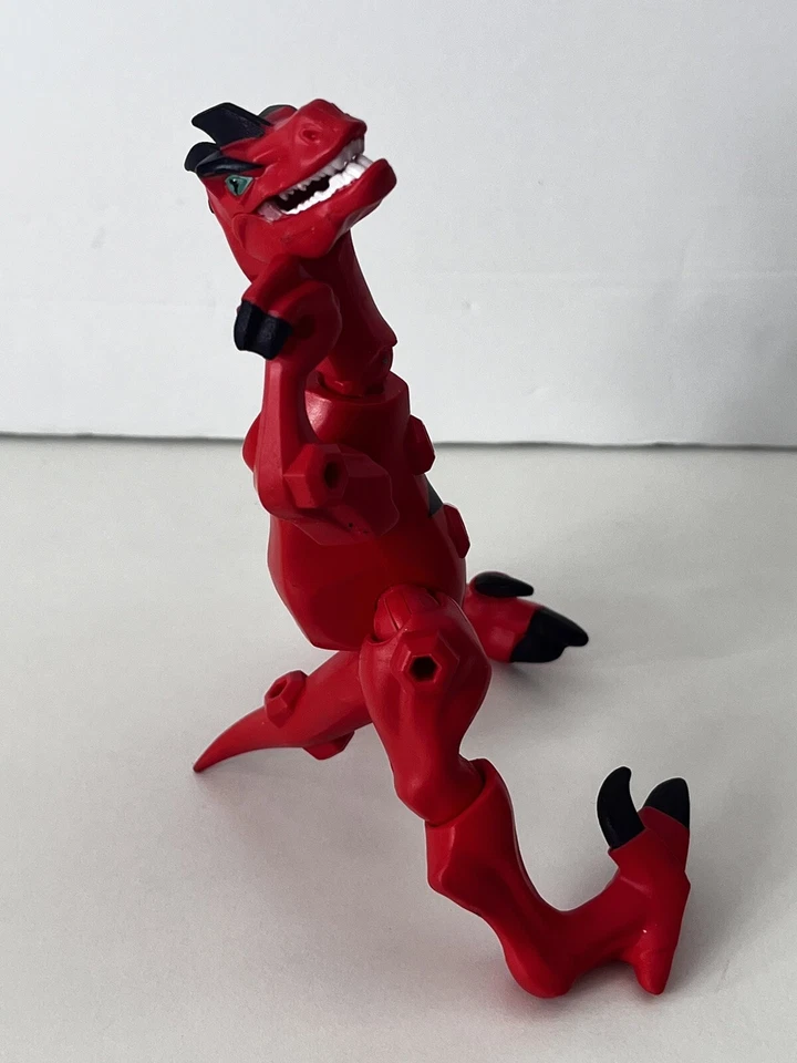 Figura de dinosaurio Hasbro Jurassic Park World Hero Mashers 2015 velociraptor rojo Foto 2 de 4