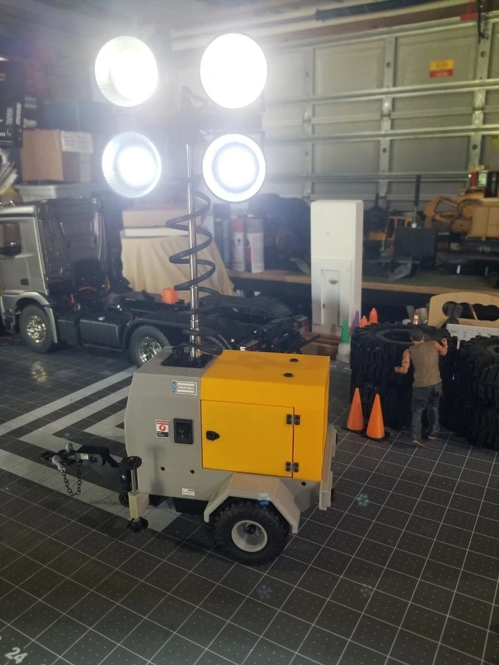 Custom Miniature Light Trailer at 1:14 Scale for RC Construction at 1:14 Scale - Image 4 of 4