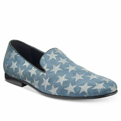 Kenneth Cole Trophy Shoes Kenneth Cole TROPHY Blue Mens Size 9.5M STAR Loafers & Slip  main image 2