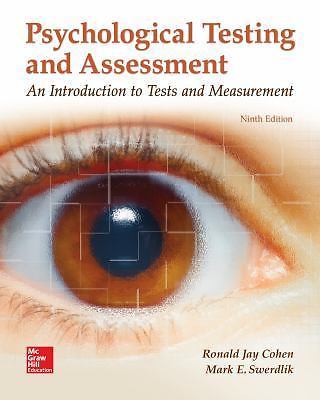 Psychological Testing and Assessment by Cohen, Ronald Jay