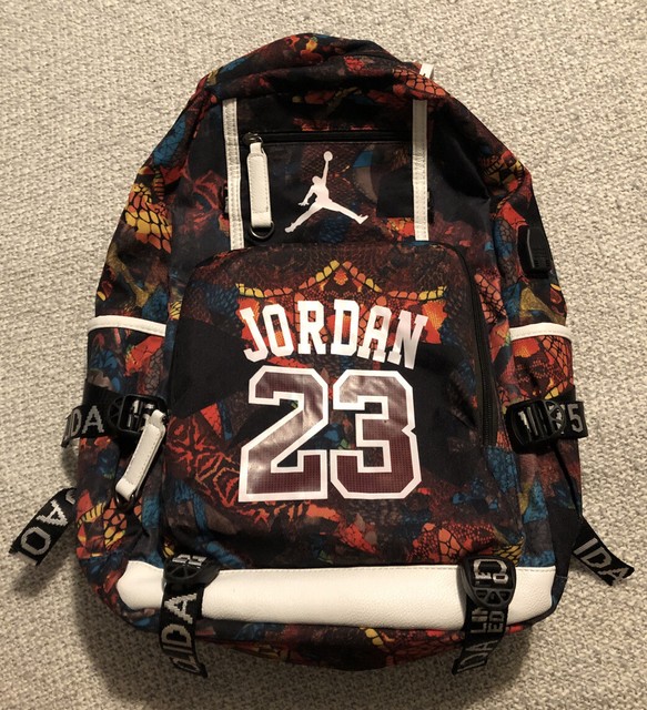 Nike Jordan Backpack 23 Limited Edition 1975 Aolida Multi Color Rare eBay