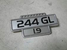 VOLVO 244 GL 1.9 SIDE WRITING - ORIGINAL 