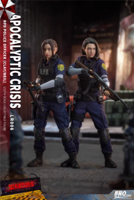 In Stock BROTOYS LR006 1/12 RPD Officer Jill & Claire Double Set