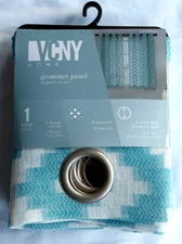 VCNY Home Emerson Teal Sheer Grommet Panel 54 x 63 in.